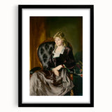 Modern Wall Art: Classic Portrait in Rich Tones – Elegant Contemporary Decor