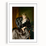 Modern Wall Art: Classic Portrait in Rich Tones – Elegant Contemporary Decor