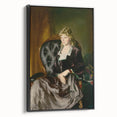 Modern Wall Art: Classic Portrait in Rich Tones – Elegant Contemporary Decor
