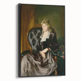 Modern Wall Art: Classic Portrait in Rich Tones – Elegant Contemporary Decor