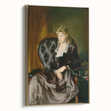 Modern Wall Art: Classic Portrait in Rich Tones – Elegant Contemporary Decor