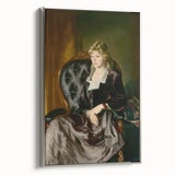 Modern Wall Art: Classic Portrait in Rich Tones – Elegant Contemporary Decor