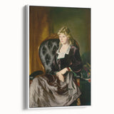 Modern Wall Art: Classic Portrait in Rich Tones – Elegant Contemporary Decor