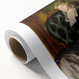 Modern Wall Art: Classic Portrait in Rich Tones – Elegant Contemporary Decor