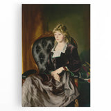 Modern Wall Art: Classic Portrait in Rich Tones – Elegant Contemporary Decor