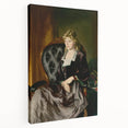 Modern Wall Art: Classic Portrait in Rich Tones – Elegant Contemporary Decor