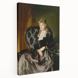 Modern Wall Art: Classic Portrait in Rich Tones – Elegant Contemporary Decor