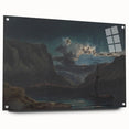 Romanticism Art: New Weir on the Wye - Dramatic Landscape Canvas