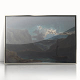 Romanticism Art: New Weir on the Wye - Dramatic Landscape Canvas