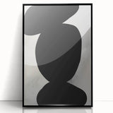 Acrylic Dining Room Artwork – Black and White Modern Abstract Art
