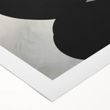 Acrylic Dining Room Artwork – Black and White Modern Abstract Art