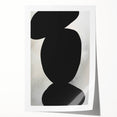 Acrylic Dining Room Artwork – Black and White Modern Abstract Art