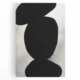 Acrylic Dining Room Artwork – Black and White Modern Abstract Art