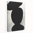 Acrylic Dining Room Artwork – Black and White Modern Abstract Art