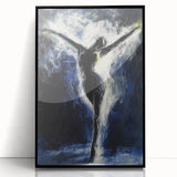 Ethereal Dance Living Room Wall Art - Modern Abstract Canvas