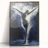 Ethereal Dance Living Room Wall Art - Modern Abstract Canvas