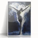 Ethereal Dance Living Room Wall Art - Modern Abstract Canvas