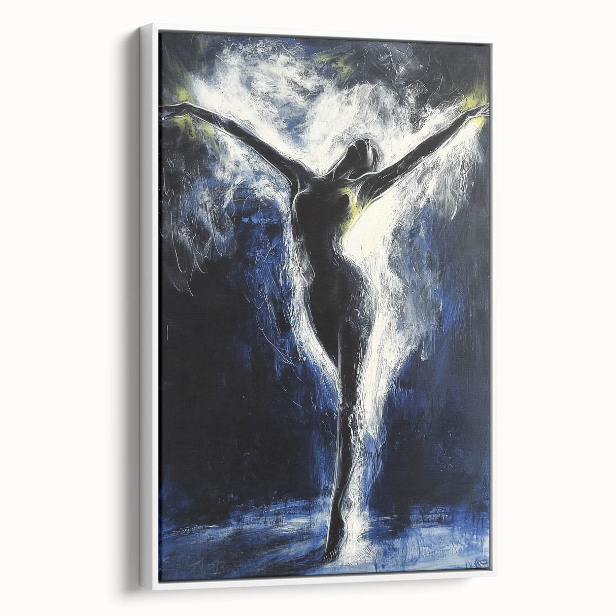 Ethereal Dance Living Room Wall Art - Modern Abstract Canvas
