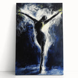 Ethereal Dance Living Room Wall Art - Modern Abstract Canvas