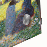 Seurat's Park Scene - Impressionist Pointillist Wall Art Print