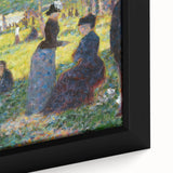 Seurat's Park Scene - Impressionist Pointillist Wall Art Print