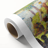 Seurat's Park Scene - Impressionist Pointillist Wall Art Print