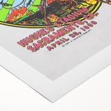 Pink Floyd 1988 Hughes Stadium Retro Concert Poster