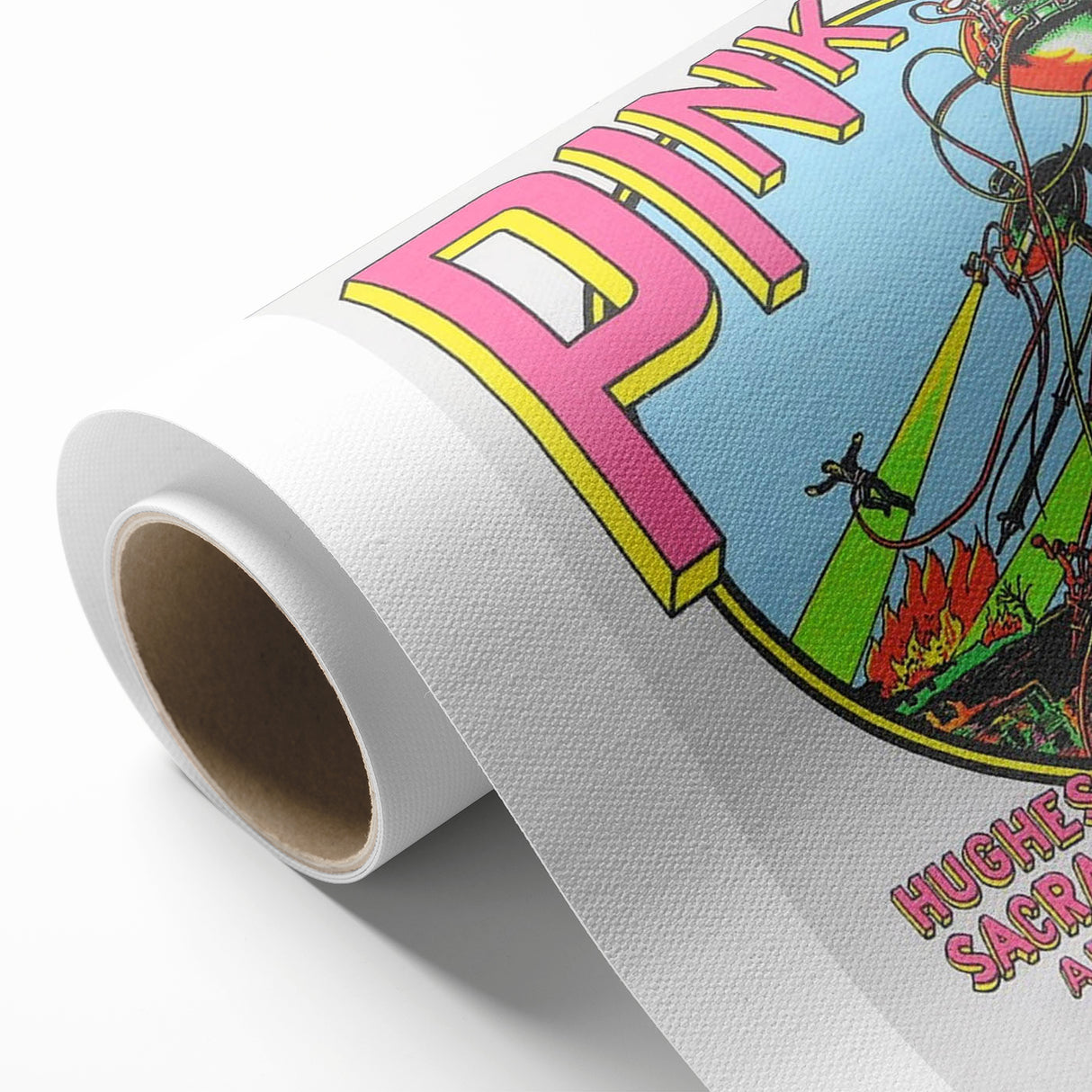 Pink Floyd 1988 Hughes Stadium Retro Concert Poster