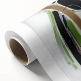 Abstract Art Prints – Modern Green, Black & Brown Minimalist Canvas