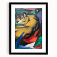 Expressionist Animal Art - Tiger by Franz Marc | Vibrant Wall Art