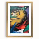 Expressionist Animal Art - Tiger by Franz Marc | Vibrant Wall Art