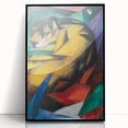 Expressionist Animal Art - Tiger by Franz Marc | Vibrant Wall Art