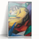 Expressionist Animal Art - Tiger by Franz Marc | Vibrant Wall Art