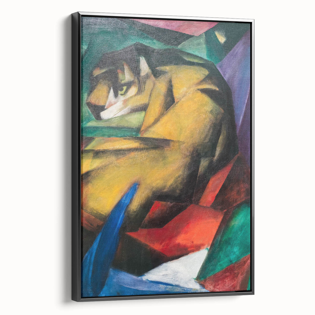 Expressionist Animal Art - Tiger by Franz Marc | Vibrant Wall Art