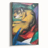 Expressionist Animal Art - Tiger by Franz Marc | Vibrant Wall Art