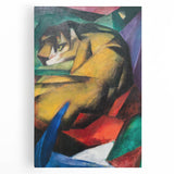 Expressionist Animal Art - Tiger by Franz Marc | Vibrant Wall Art
