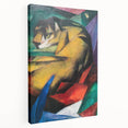 Expressionist Animal Art - Tiger by Franz Marc | Vibrant Wall Art