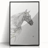 Old Horse - Impressionist Sketch Art by Henri de Toulouse-Lautrec