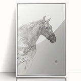 Old Horse - Impressionist Sketch Art by Henri de Toulouse-Lautrec