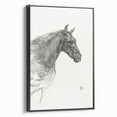Old Horse - Impressionist Sketch Art by Henri de Toulouse-Lautrec