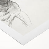 Old Horse - Impressionist Sketch Art by Henri de Toulouse-Lautrec