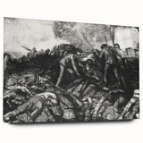 Historic Modern Wall Art - The Russian Charge by George Bellows - Bold Decor