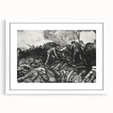 Historic Modern Wall Art - The Russian Charge by George Bellows - Bold Decor