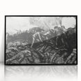Historic Modern Wall Art - The Russian Charge by George Bellows - Bold Decor