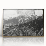 Historic Modern Wall Art - The Russian Charge by George Bellows - Bold Decor