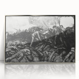 Historic Modern Wall Art - The Russian Charge by George Bellows - Bold Decor