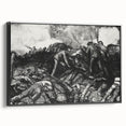 Historic Modern Wall Art - The Russian Charge by George Bellows - Bold Decor