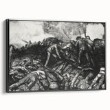 Historic Modern Wall Art - The Russian Charge by George Bellows - Bold Decor