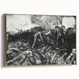 Historic Modern Wall Art - The Russian Charge by George Bellows - Bold Decor