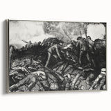 Historic Modern Wall Art - The Russian Charge by George Bellows - Bold Decor